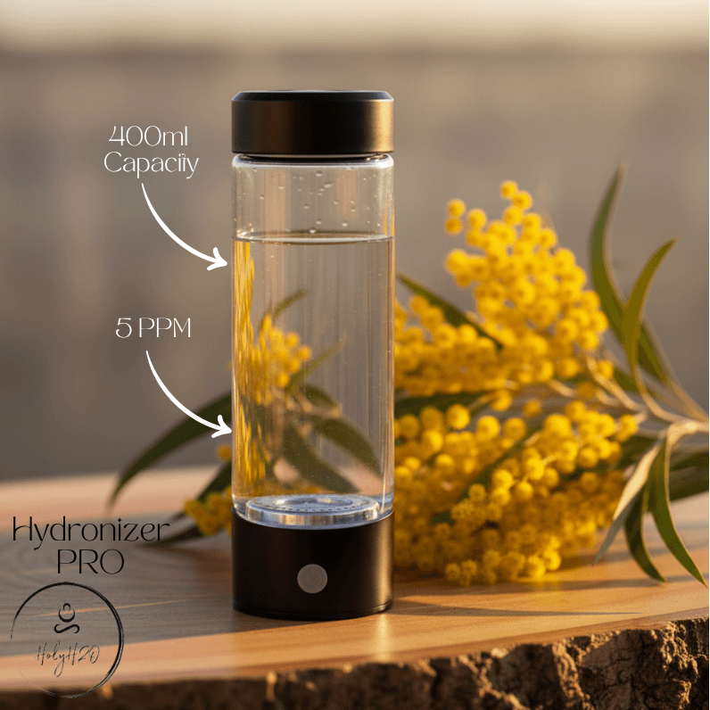 HolyH₂O Hydronizer Pro hydrogen water bottle