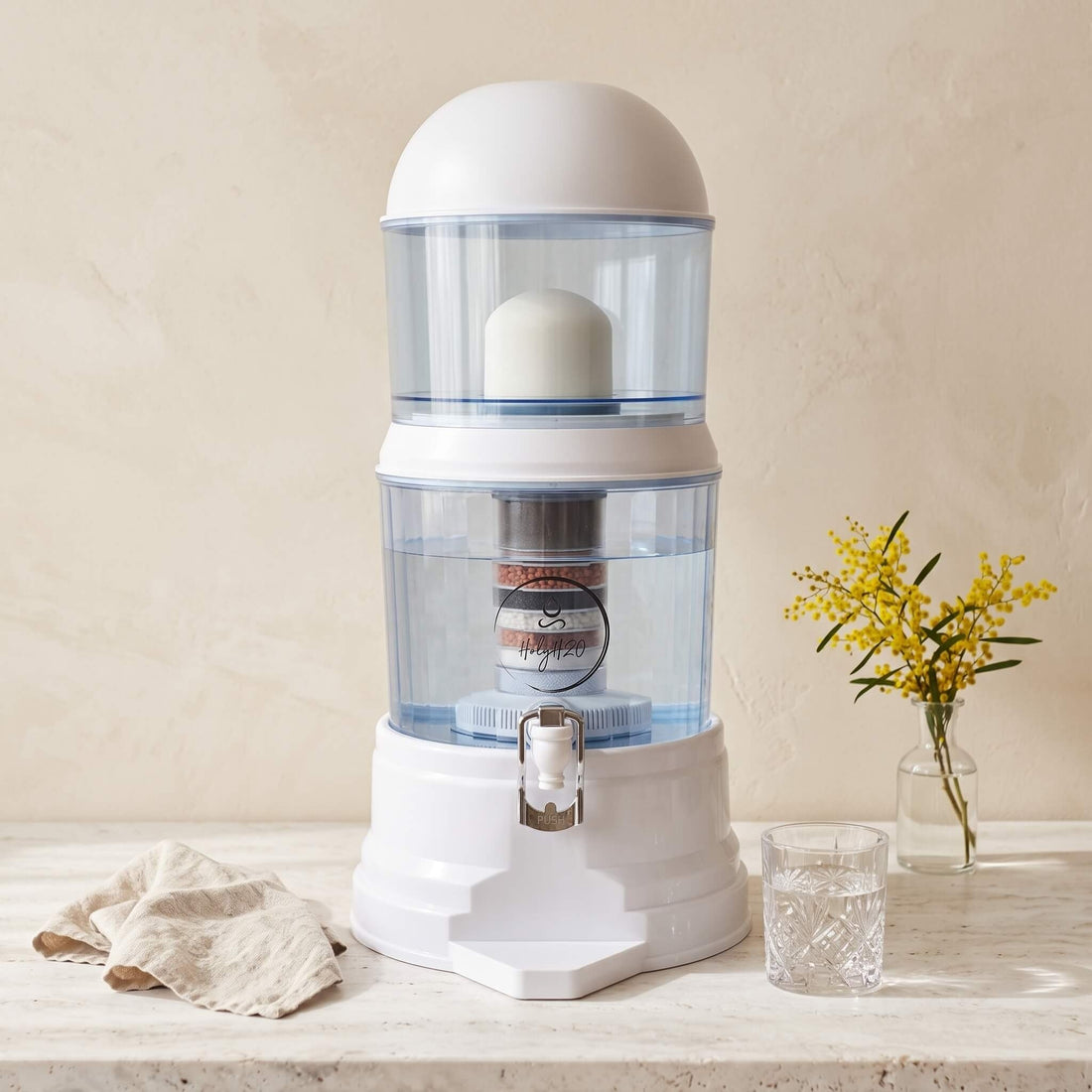 HolyH₂O Trinity benchtop water filter