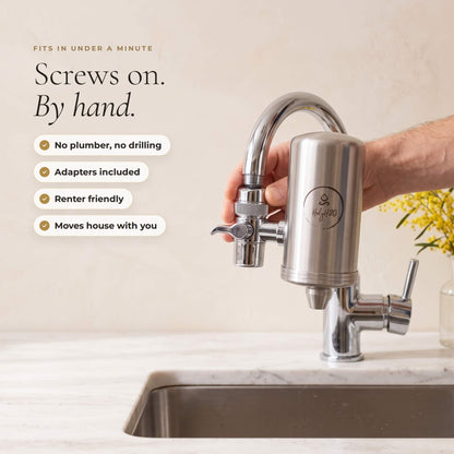 Tap Mate by HolyH₂O™ | Cleaner Tap Water in 60 Seconds